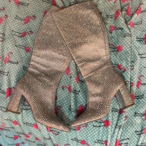 Brand new Betsey Johnson Candy/ farah Rhinestone boots